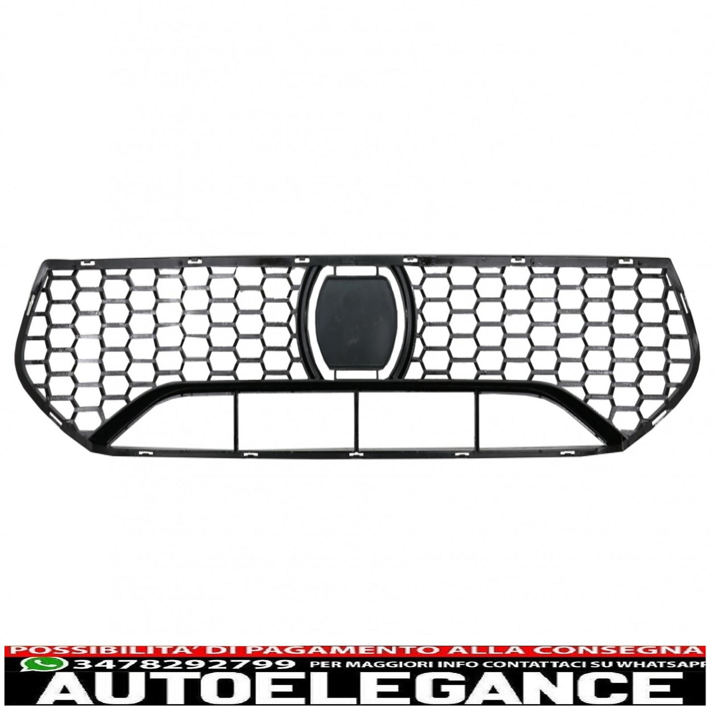 lower center grille fit for bmw 5 series g30 g31 limousine touring (2017-2019) m5 bumper for acc