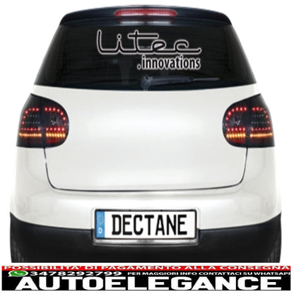 litec led rear lights suitable for vw golf v 5 03-09_black