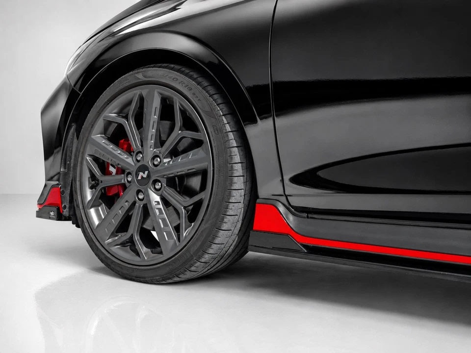👉Minigonne Laterali Prolunghe Hyundai i20 N N-Line MK3 20- Nero Lucido ABS👈