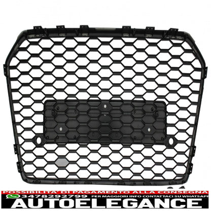 griglia anteriore adatta per audi a6 c7 4g facelift (2015-2018) design rs6