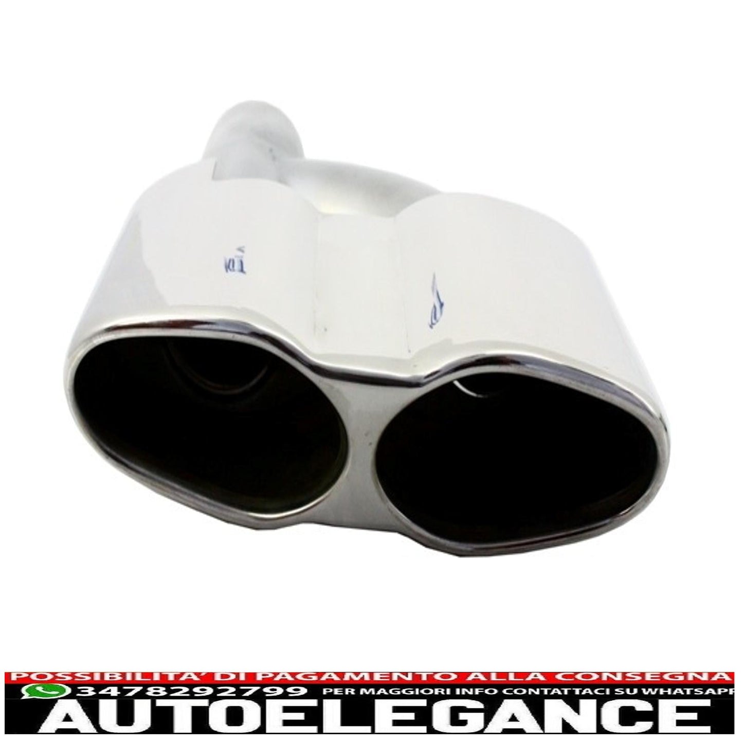 Exhaust tips suitable for mercedes s class w221 (2005-2013) s65 s63 design 