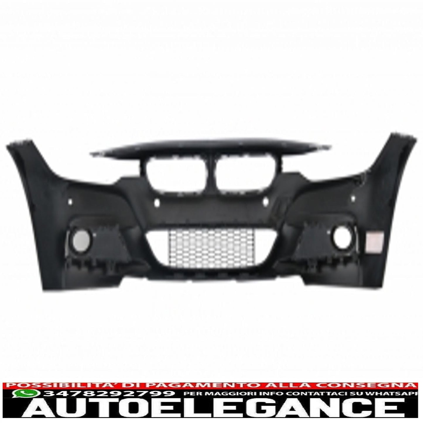 kit carrozzeria completo adatto per bmw serie 3 touring f31 (2011-up) design m-technik con silenziatore di scarico m-power