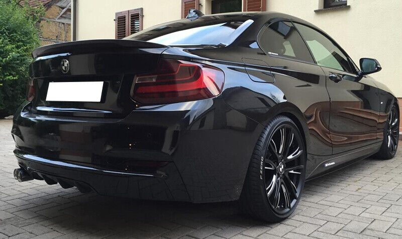 SPOILER IN ABS PER BMW SERIE 2 F22 F23 DIFFUSORE PARAURTI POSTERIORE M- SPORT /