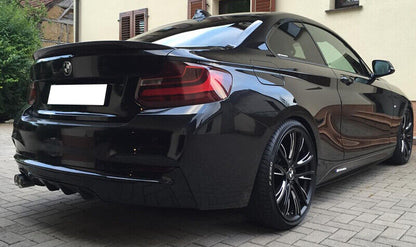 SPOILER IN ABS PER BMW SERIE 2 F22 F23 DIFFUSORE PARAURTI POSTERIORE M- SPORT /