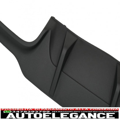 Diffusore d'aria per mantovana paraurti posteriore adatto per mercedes classe c w204 c204 amg sport line (2012-2014) limousine coupé