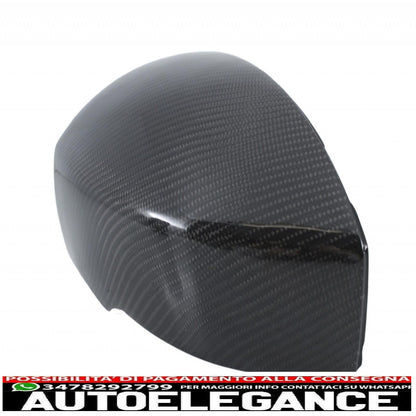 Terminali di scarico con coperture per specchietti adatti per Land Range Rover Vogue L405 (2013-2017) Sport L494 (2013-2017) Discovery V L462 vera fibra di carbonio