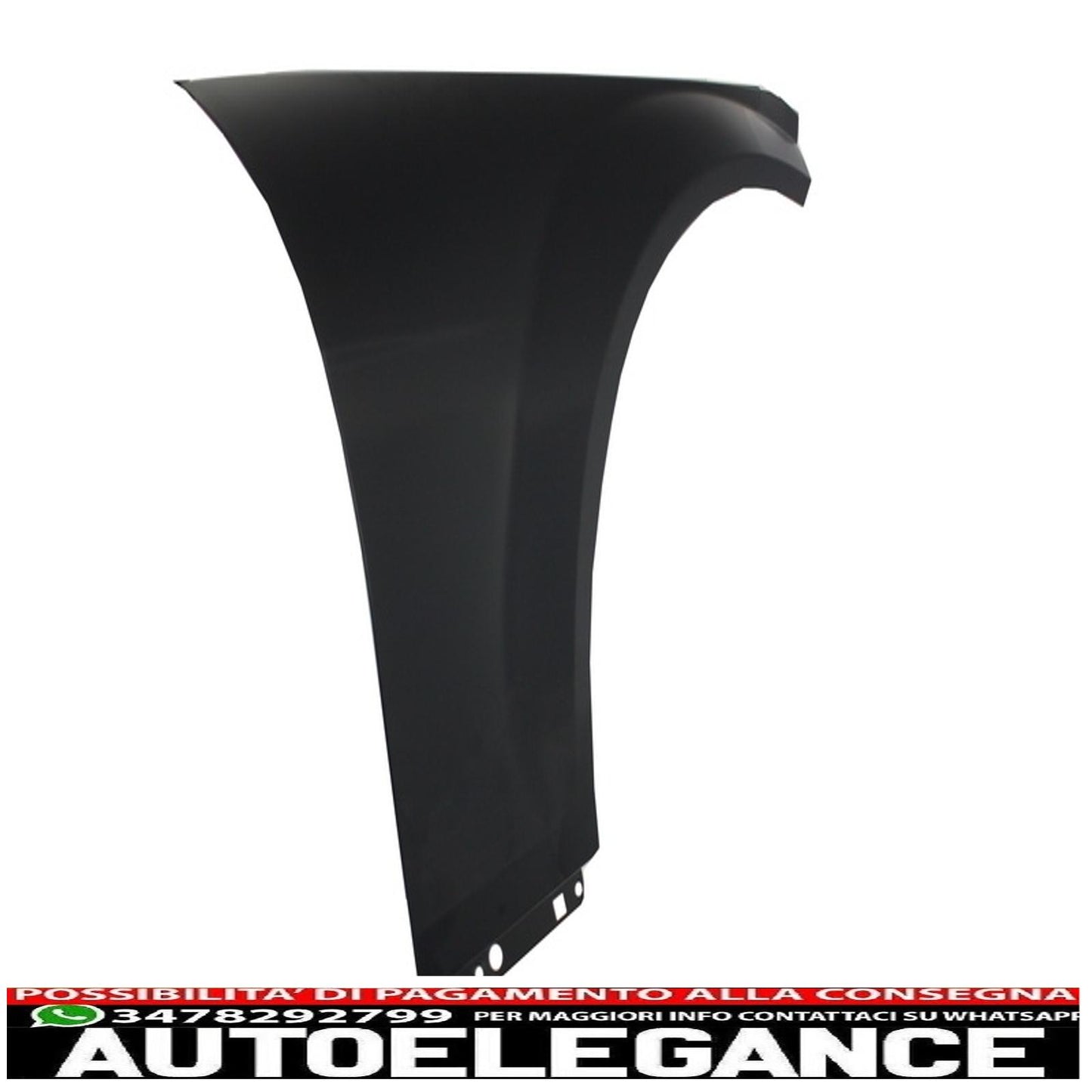 parafanghi anteriori adatti per mercedes benz classe c w204 (2007-2014) neri