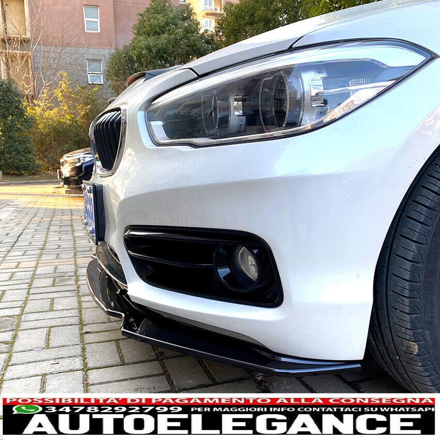 front spoiler spoiler lip spoiler suitable for bmw 1 series f20 f21 lci glossy black...-show original titleoriginal textfrontspoiler spoilerlippe spoiler fits for bmw 1er f20 f21 lci glanz schwarz...