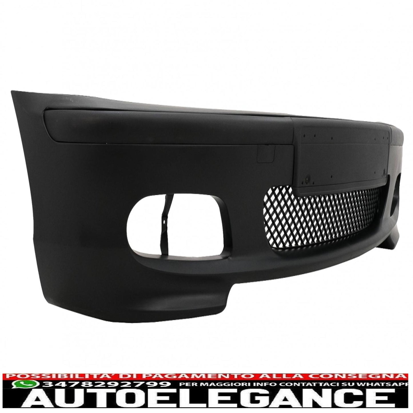 paraurti anteriore adatto per bmw serie 3 e46 berlina touring (1998-2004) m-technik m-tech modello m-sport senza fendinebbia