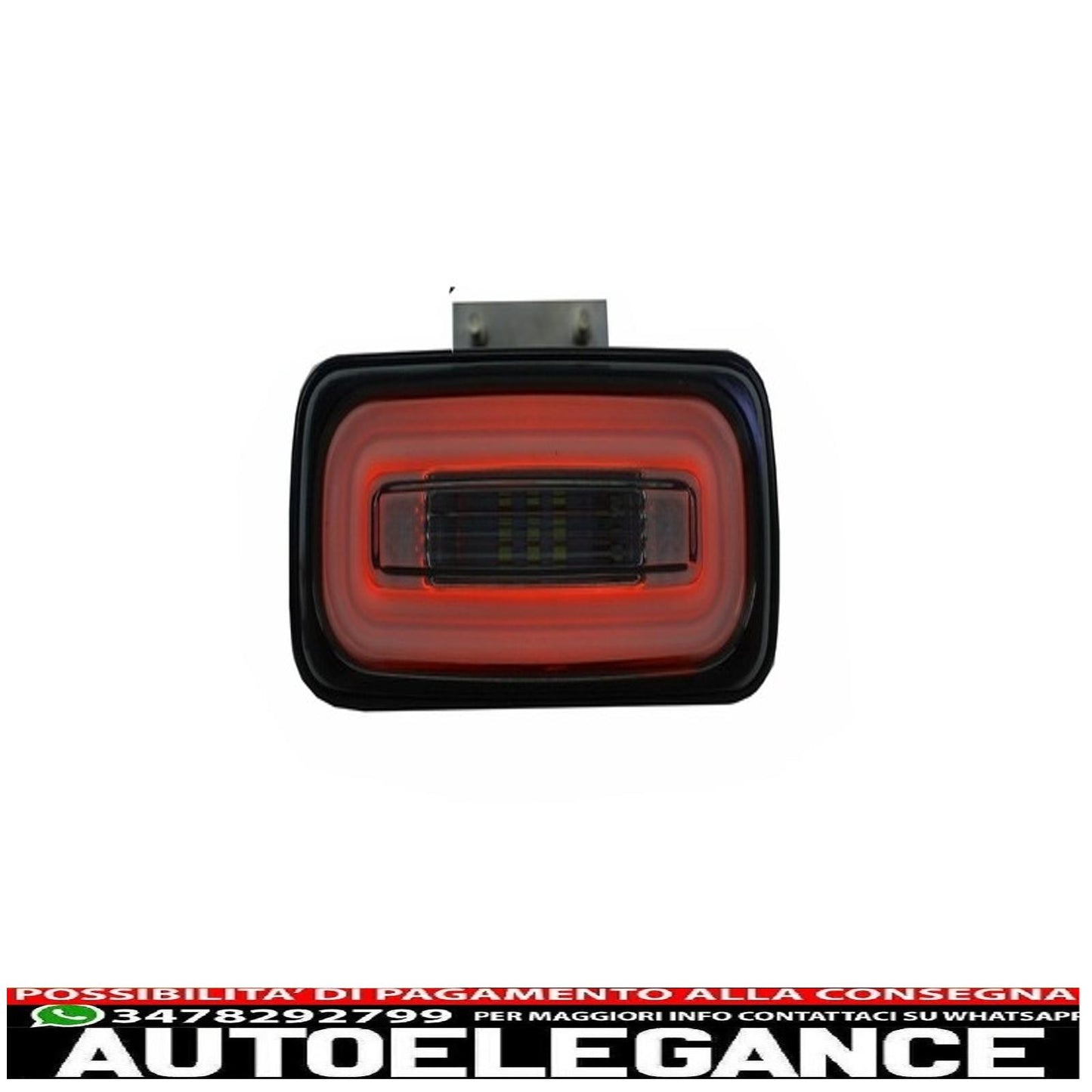 barra luminosa per fendinebbia paraurti posteriore a led adatta per mercedes classe g w463 (1989-2015) fumè AUTOELEGANCERICAMBI