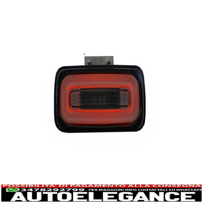 barra luminosa per fendinebbia paraurti posteriore a led adatta per mercedes classe g w463 (1989-2015) fumè AUTOELEGANCERICAMBI