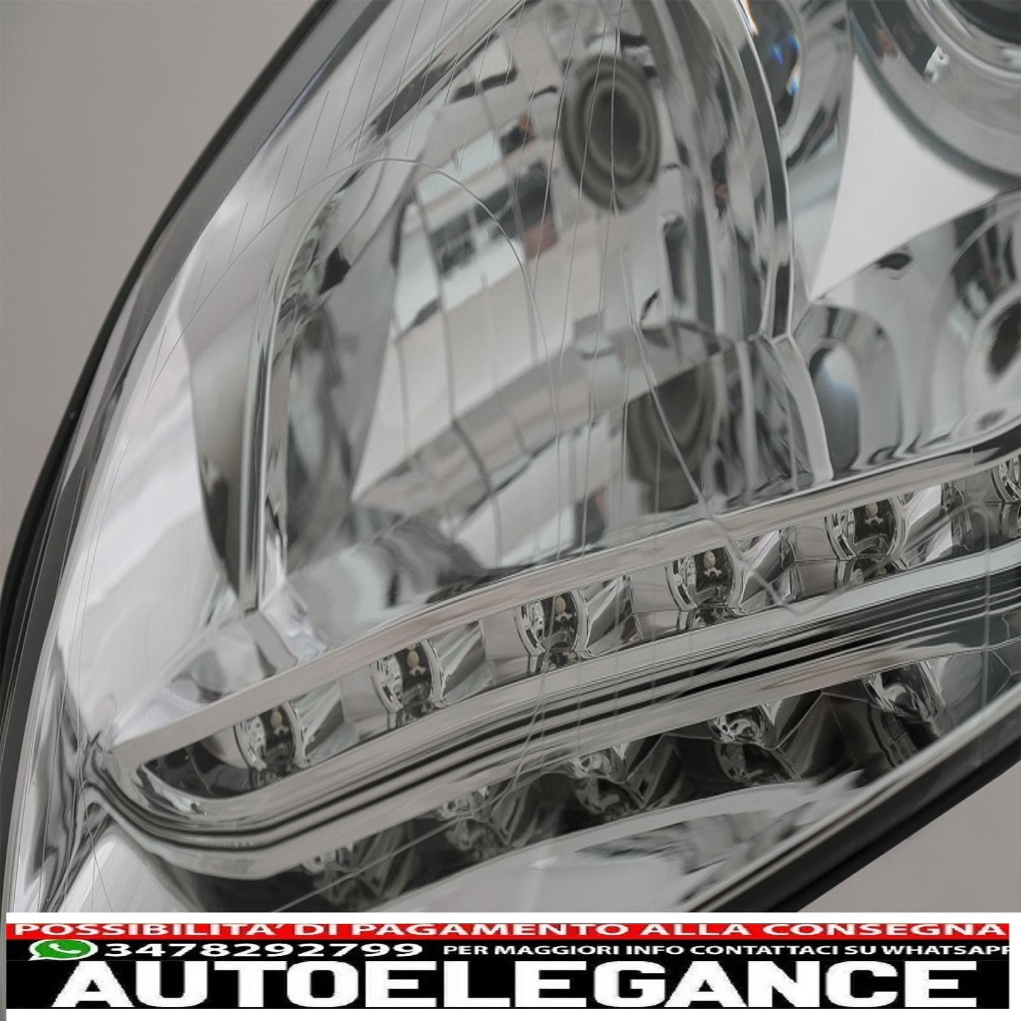Xenon headlights suitable for vw golf 5 v jetta iii (2003-2009) chrome right hand drive 