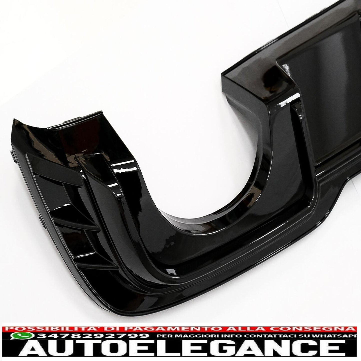 Diffuser for Audi A3 8V Facelift 16-19 RS3 Look only bumper S-line