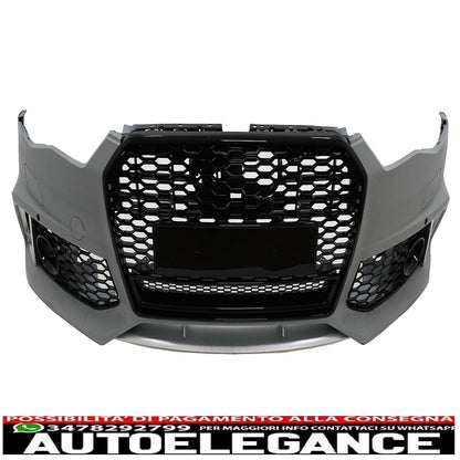Paraurti anteriore Audi A6 C7 4G Facelift 2015-2018 RS6 Look Griglia SRA