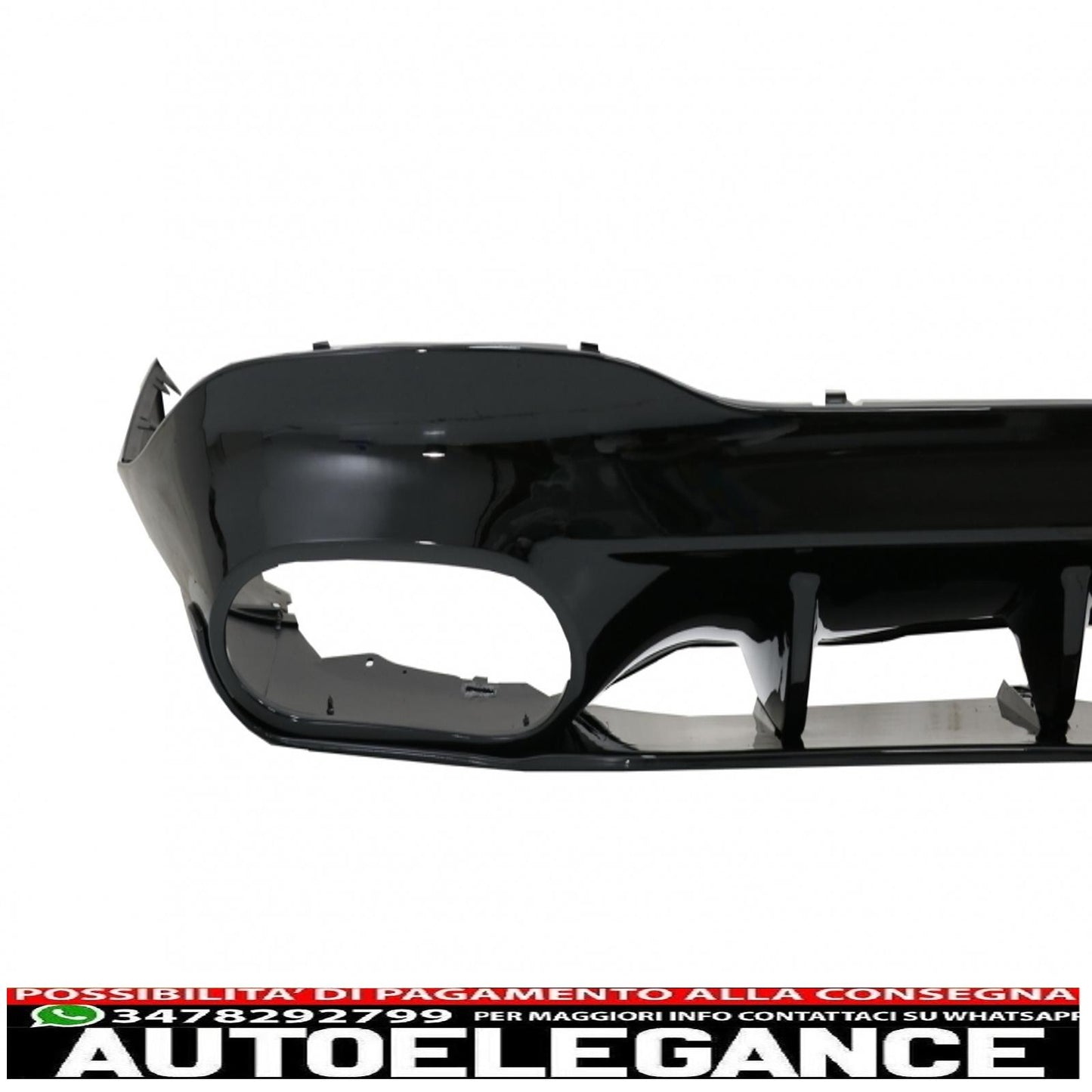 diffusore posteriore e terminali di scarico argento adatti per mercedes cla x118 shooting Brake c118 coupe sport line (2019-up) design cla35