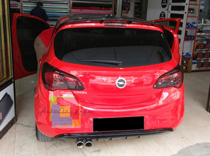 OPEL CORSA E 2014-2019 5 PORTE SPOILER POSTERIORE SUL TETTO LOOK OPC .- 0792