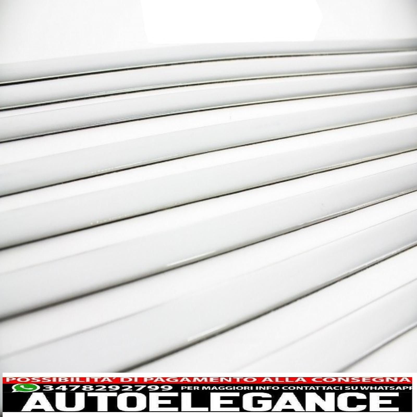 aggiungi strisce modanature porte con decalcomanie laterali adesivo in vinile nero opaco e luci di svolta adatte per mercedes classe g w463 (1989-2015) AUTOELEGANCERICAMBI