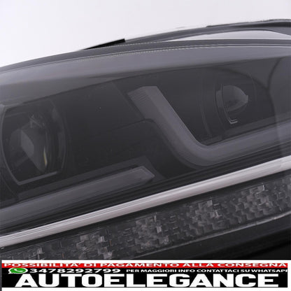osram full led ledriving headlights suitable for vw golf 7.5 facelift (2017-2020) upgrade for halogens with dynamic sequential cornering lights 