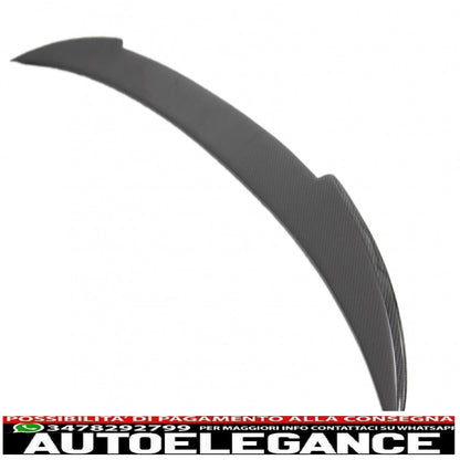 trunk spoiler suitable for bmw 3 series f30 f80 (2011-2018) m4 design real carbon
