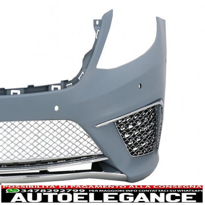 body kit suitable for mercedes s-class w222 (2013-06.2017) with chrome muffler tips s65 design