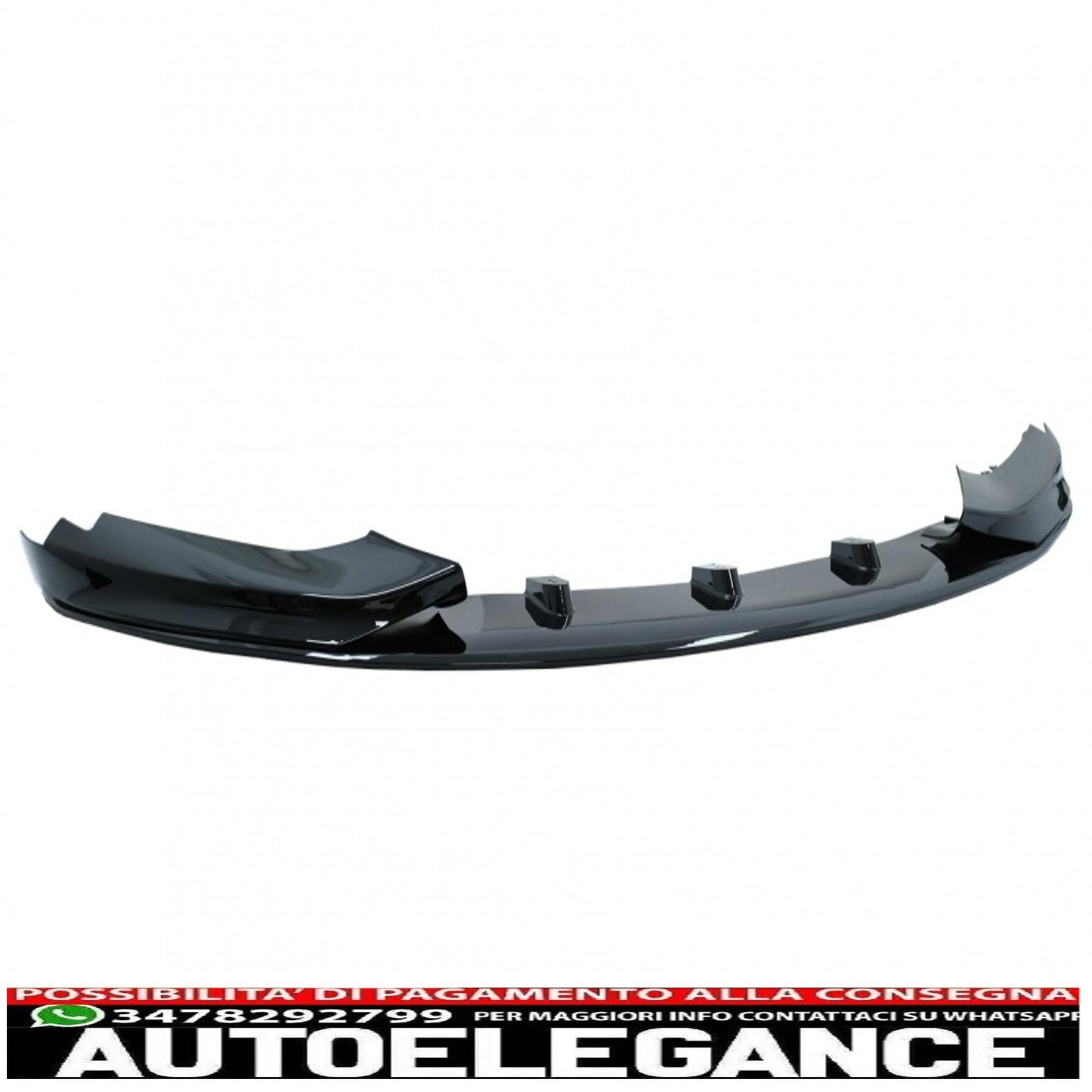 Front bumper spoiler lip suitable for bmw 4 series f32 coupe f33 cabrio f36 grand coupe (2013-03.2019) m design piano black 