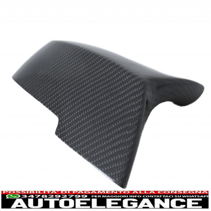 Mirror covers and trunk spoiler kit suitable for 3 series f30 (2011-2018) m4 design real carbon