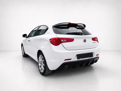 👉Diffusore posteriore Alfa Romeo Giulietta scarico singolo ABS nero lucido👈