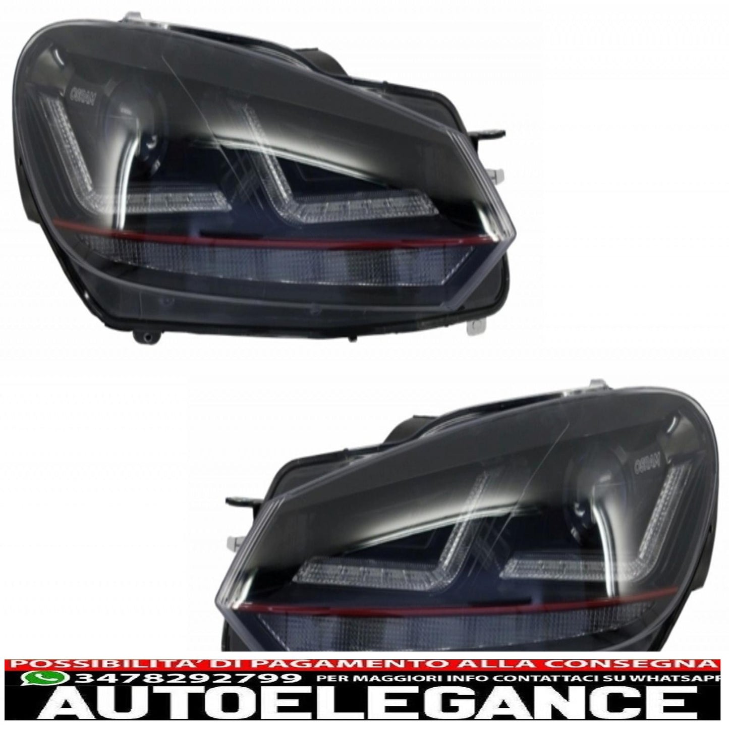 Osram Ledriving fanale posteriore a LED con fari allo xeno adatti per vw golf 6 vi (2008-2012) luci di svolta sequenziali dinamiche