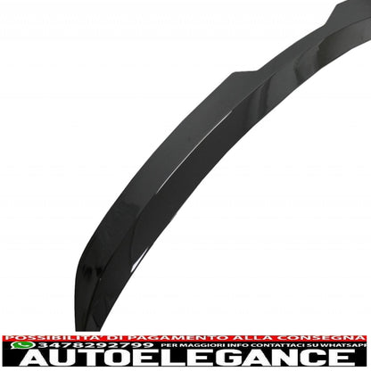 roof spoiler add on wing with trunk rear window spoiler suitable for vw golf 6 gti/r mk6 hatchback (2008-2012) piano black