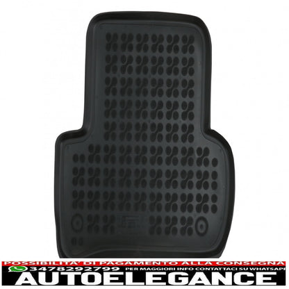 Black rubber mat suitable for mercedes c class w205 limousine s205 station wagon (2014-)