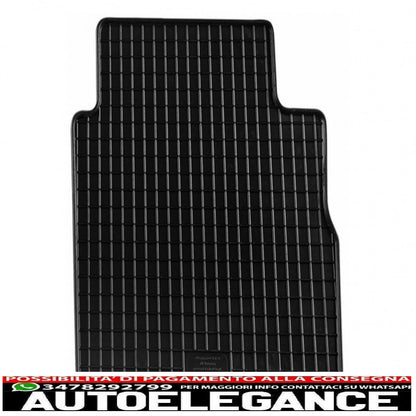Black rubber mat suitable for opel corsa c (2000-2006)