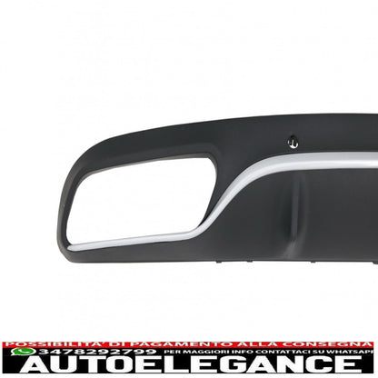 Rear bumper valance diffuser suitable for mercedes c class c205 a205 coupe cabriolet (2014-2019) design c63