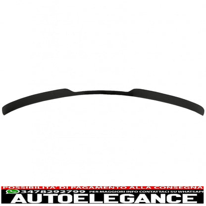 trunk spoiler suitable for audi a6 c7 4g sedan 4 doors (2011-2018) piano black 