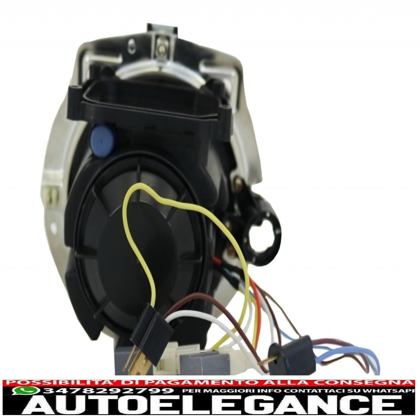coperture fari con led drl luci diurne nere e fari cromati adatti per mercedes classe g w463 (1989-2012) design g65 AUTOELEGANCERICAMBI