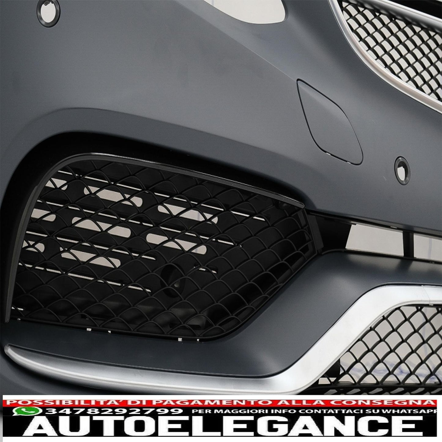 complete body kit with black exhaust tips suitable for mercedes e-class w212 facelift (2013-2016) design e63 