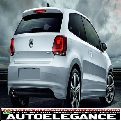 roof spoiler suitable for vw polo 6r (2009-up) r-line design