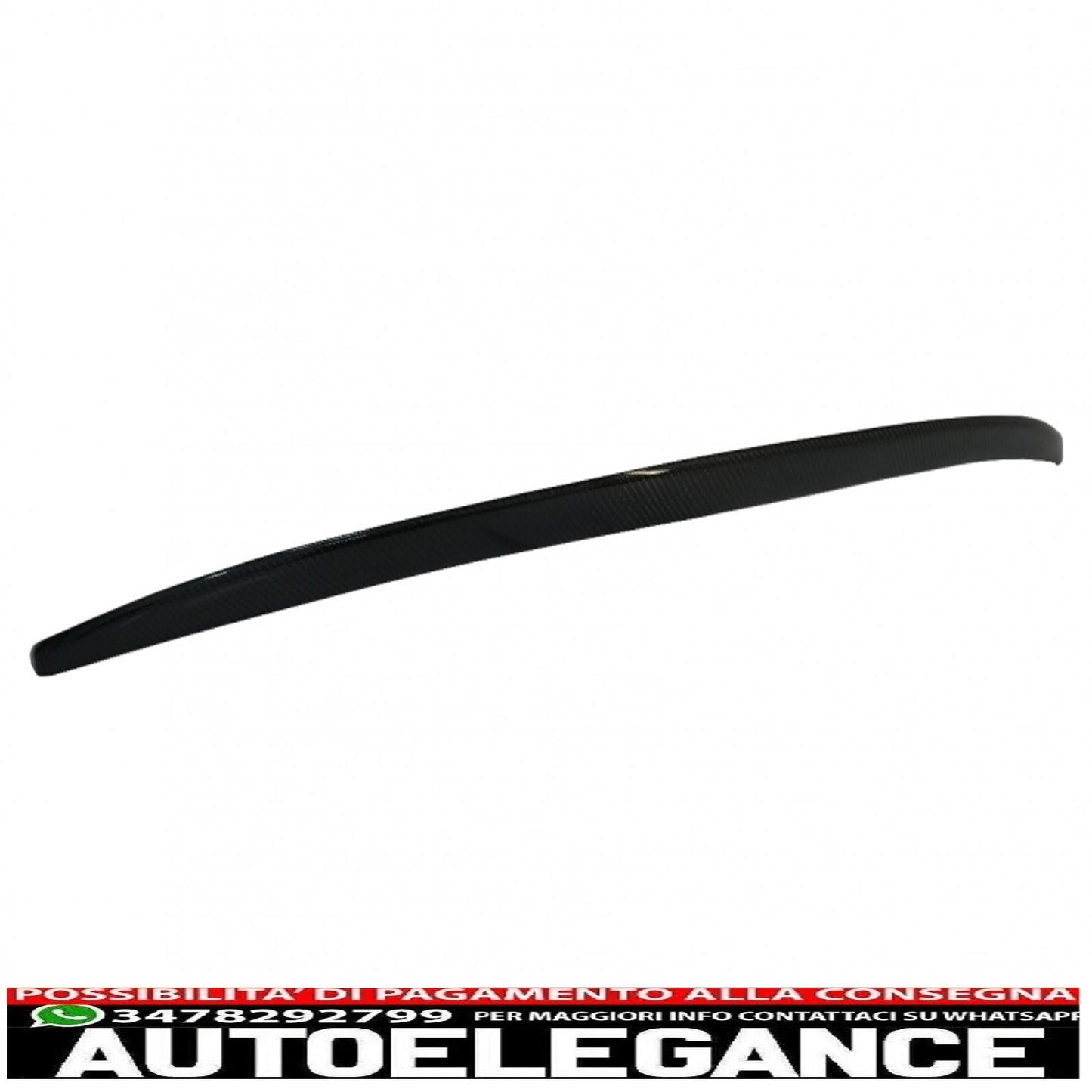 Trunk lid spoiler suitable for audi a7 4g8 s7 rs7 (2011-2017) real carbon 