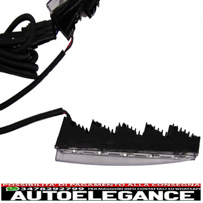 Chrome drl led daytime running lights suitable for mercedes g class w463 (1989-up) g65 design 