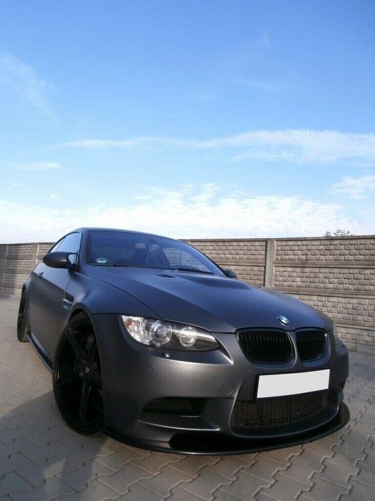 SPLITTER FOR BMW E92 E93 M3 2006-2010 ABS GLOSS BLACK FOR M3 BUMPER