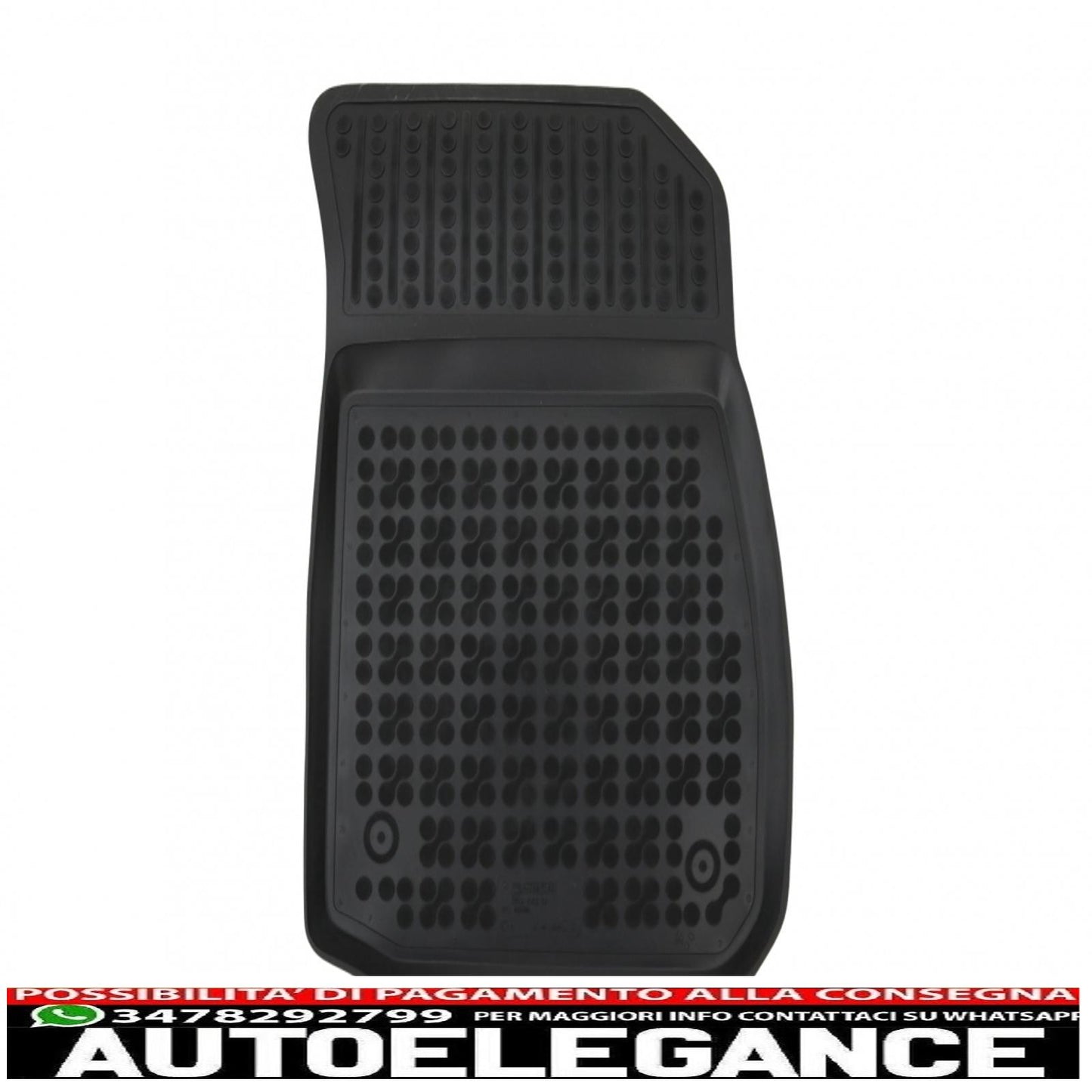 Black rubber mat suitable for opel insignia 2017 -