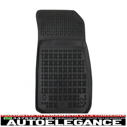 Black rubber mat suitable for opel insignia 2017 -