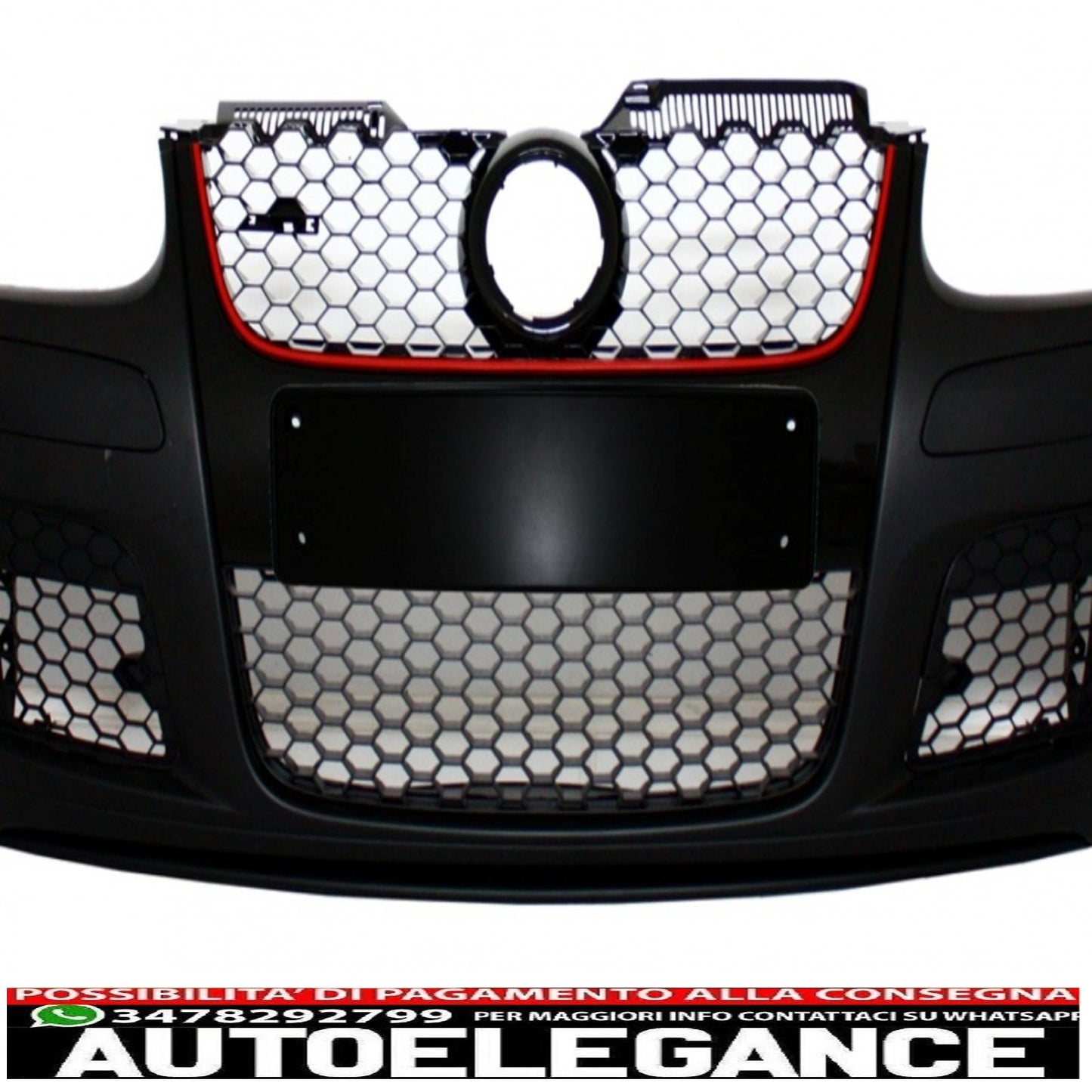 paraurti anteriore adatto a vw golf 5 v mk5 (2003-2007) jetta (2005-2010) gti design