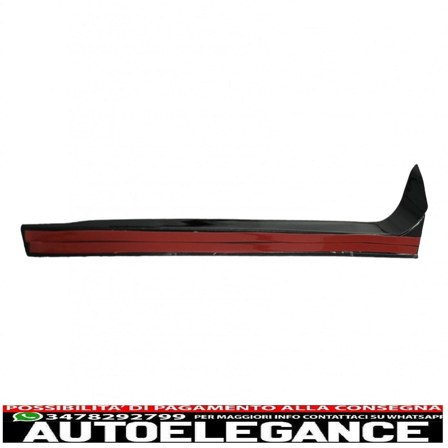 Rear Window Spoiler Suitable For VW Polo 6R MK5 (2009-2018) GTI Design Piano Black
