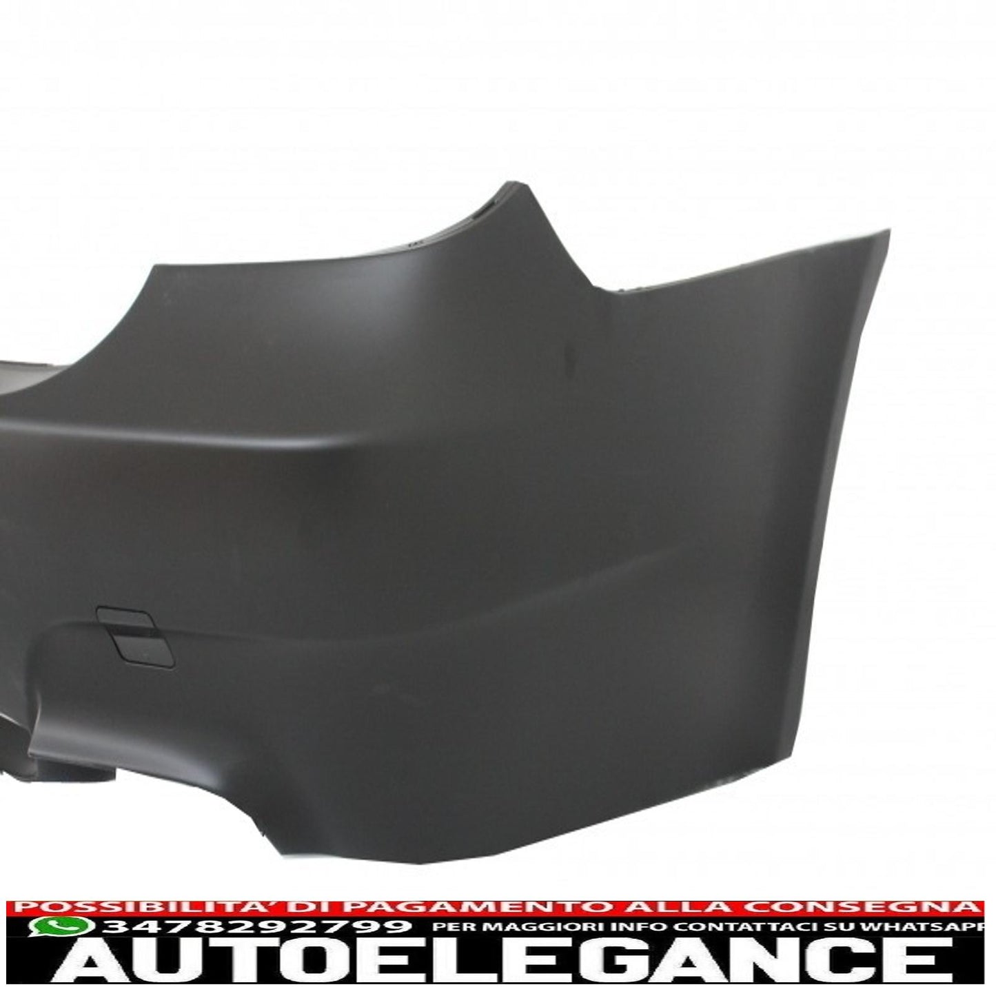 rear bumper suitable for bmw 5 series e60 (2003-2010) with full exhaust system twin double quad m5 design
