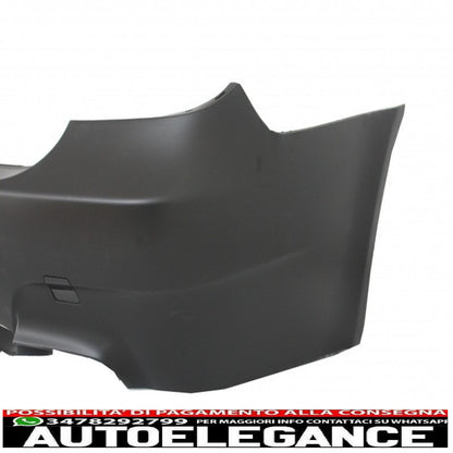 rear bumper suitable for bmw 5 series e60 (2003-2010) with full exhaust system twin double quad m5 design