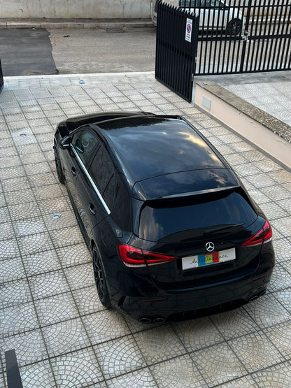 💎DIFFUSORE POSTERIORE PER MERCEDES A W177 AMG SOTTO TERMINALI NERI A45S💎
