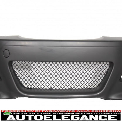 paraurti anteriore con fendinebbia e coperture adatto per bmw e46 serie 3 (1998-2004) m3 look