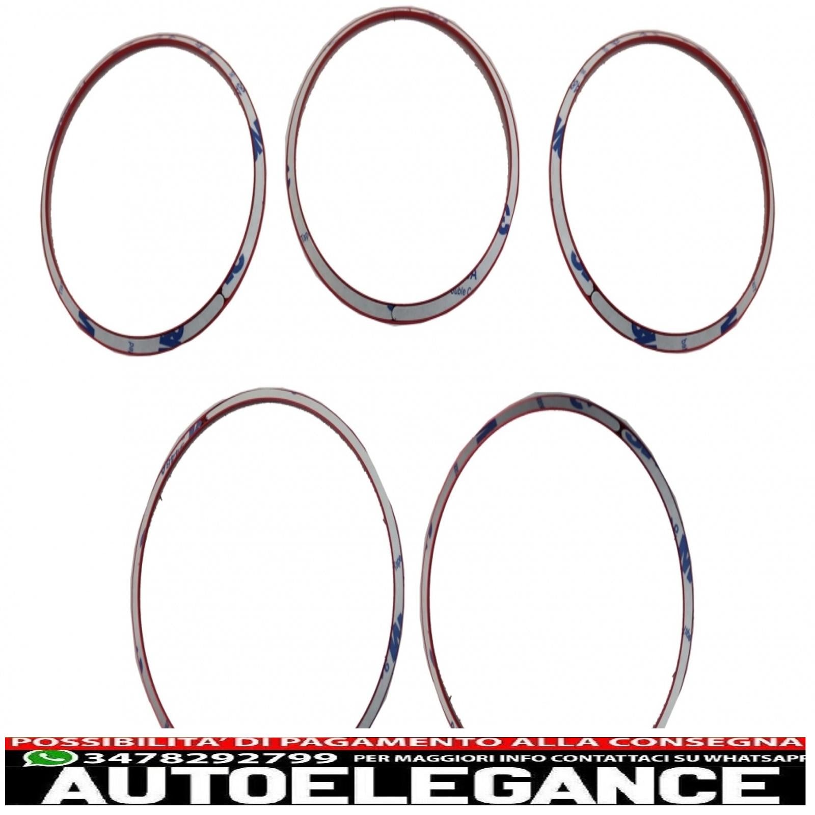 anello telaio ventilazione rosso adatto per mercedes classe a w176 classe b w246 classe cla c117 classe gla x156 AUTOELEGANCERICAMBI