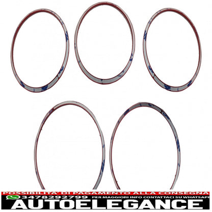 anello telaio ventilazione rosso adatto per mercedes classe a w176 classe b w246 classe cla c117 classe gla x156 AUTOELEGANCERICAMBI