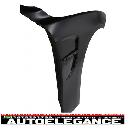 front fenders suitable for bmw 4 series f32 f33 f36 (2013-02.2017) coupe cabrio gran coupe m4 design black intake 